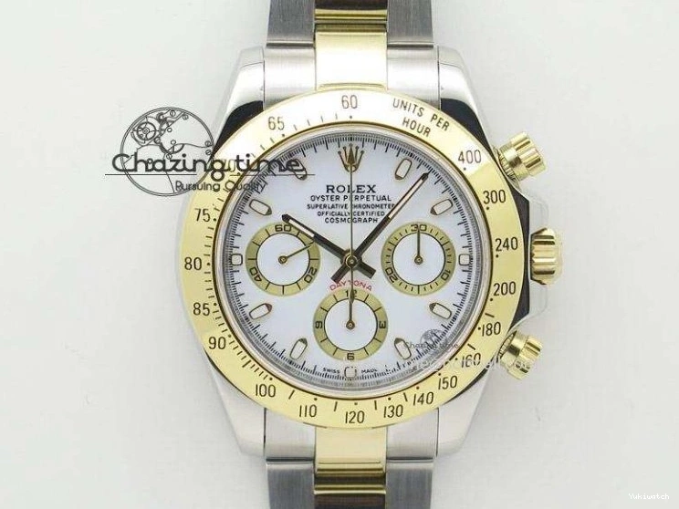 1:1 Edition V6（Gain YG Dial Weight） QF Daytona Best SH4131 Green On 126508 Markers Bracelet Stick 0105